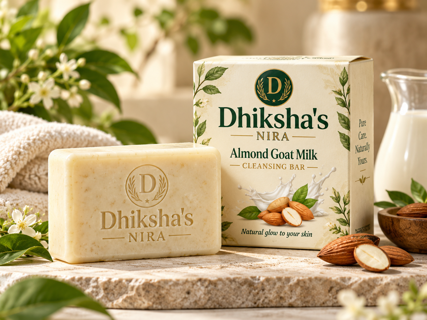Almond Goat Milk Cleansing Bar