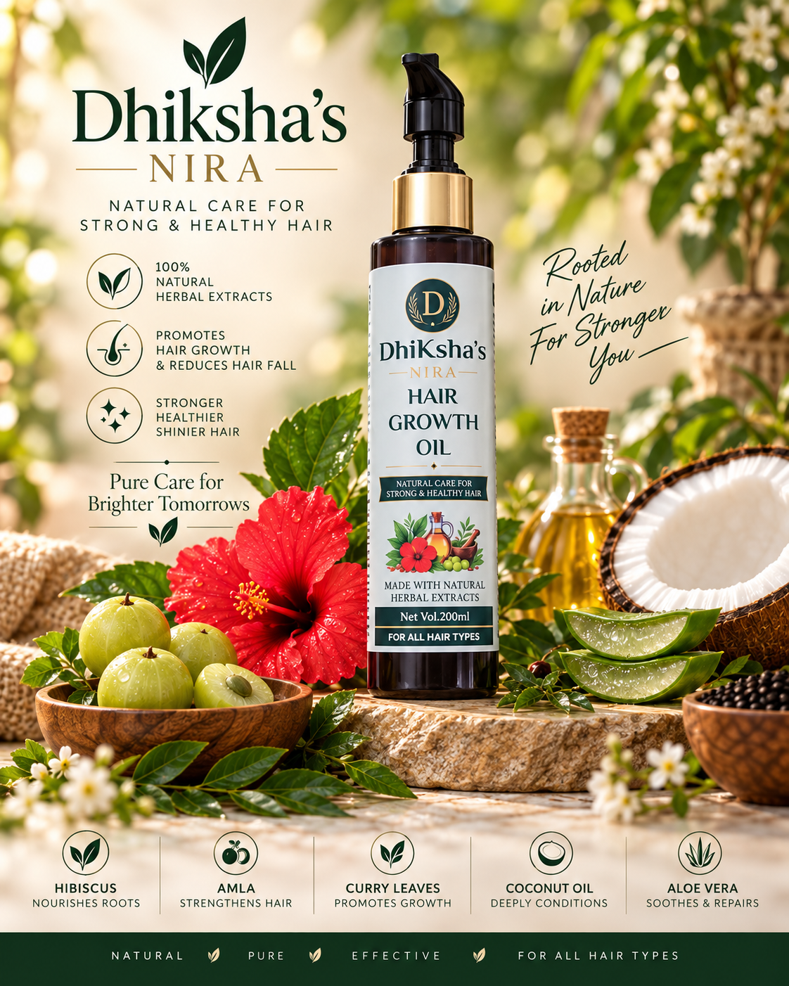 Dhiksha's NIRA Hair Oil